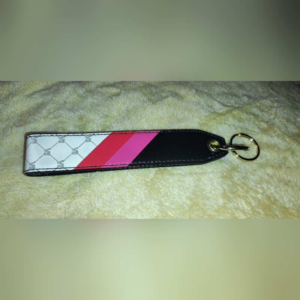 Victoria's Secret Black and Pink Key Holder - Picture 2 of 2